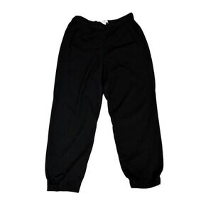 Popsugar Womens Black Jogger Pants Elastic Waist Tapered Sweatpants Size M